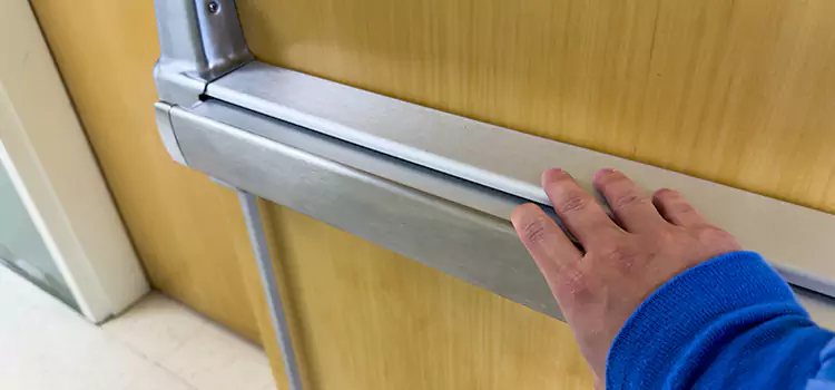 Installing a Push Bar on a Door Beavercreek